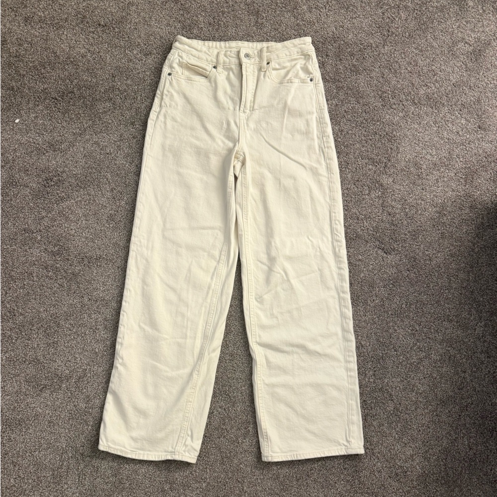 Old Navy Women’s Size 2 Light Beige Wide Leg Pants